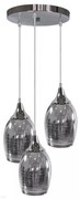 Luster na lanku MARINA 3xE27/60W/230V chróm