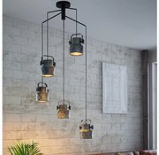 Eglo 39856 - Prisadený luster HILCOTT 5xE27/40W/230V