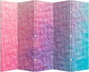 Paraván - Farebná textúra (210x170 cm)