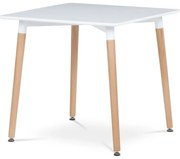 Jedálenský stôl 80 x 80 cm, biela