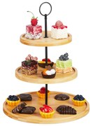 Bambusový stojan na tortu s 3 úrovňami, RD47482