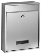 Poštová schránka pre zostavy, 350 x 260 x 85 mm, nerez