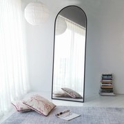 Zrkadlo Porto (Čierna matná). Akcia -12%. Vlastná spoľahlivá doprava až k Vám domov. 1072570
