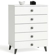 Komoda MOBI K-05 bílá/černá