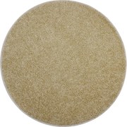 Vopi, AKCIA: 200x200 (průměr) kruh cm Kusový koberec Color shaggy béžový guľatý, béžová, obývacia izba