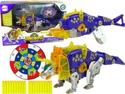 LEAN Toys Dinobots 2v1 dinosaur Shotgun Purple Triceratops Shield