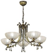 Amplex 8315 - Luster na reťazi GRANADA 5xE27/10W/230V