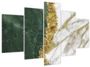 Obraz - Zelený mramor N⁰1 (150x105 cm)