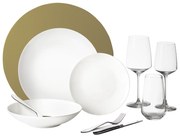 Štartovací set riadu 60 ks – Premium Platinum Line gold - W0182