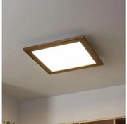 Brilagi - LED Stmievateľné svietidlo SLIMFRAME WOOD LED/36W/230V 49,5x49,5 cm + DO