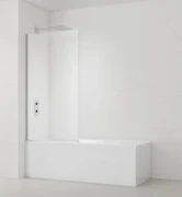 Vanová zástěna SAT 150x80 cm chrom SIKOVZPEV150