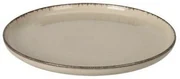 EH Porcelánový plytký tanier Beige, 24 cm
