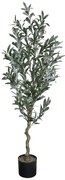 Dekorácia umelý stromček olivovník s olivami Olea Tree - Ø 15*132 cm