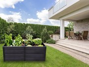 KHW Vyvýšený záhon Demeter, antracitová (672 l, XL)  (100346082)