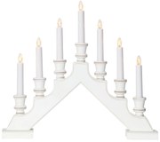 STAR TRADING Elektrický svietnik Sara White