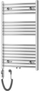 Mexen Ares, elektrické vykurovacie teleso 900 x 600 mm, 300 W, chrómová, W102-0900-600-2300-01