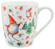 Altom Porcelánový hrnček Winter Gnomes 400 ml