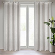 ZÁVES NA KRÚŽKOCH ANITA 140X250 CM KRÉMOVÁ