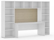 Zadná stena nad stôl INTEGRO, dub prírodný