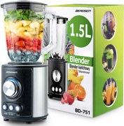 Stolný mixér 1,5 l 800W Berdsen BD-751 - čierny