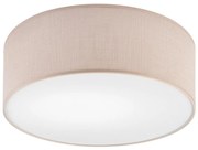 Stropné svietidlo SIRJA 1xE27/60W/230V pr. 35 cm béžová