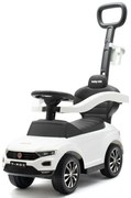 Baby Mix Detská odrážadlo s vodiacou tyčouVolkswagen T-ROC, biela