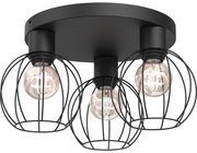 Bodové svietidlo LAPS 3xE27/15W/230W čierna