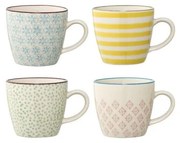 Sada 4 kameninových hrnčekov Bloomingville Patrizia