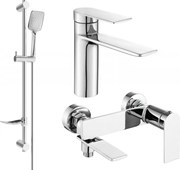 Mexen Zero DF62 kúpeľňová súprava, chróm - 71103DF62-00