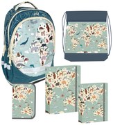 Školský set 5dielny REYBAG World Map 2