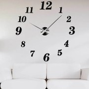 Nalepovacie hodiny – moderné plastové hodiny na stenu I SENTOP 12S004 bez srdiecka