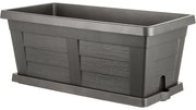 Bama Záhradný veľkoobjemový truhlík Legno antracit, 80 x 40 x 35 cm, 80 cm