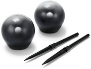 2 guľové LED svietidlá