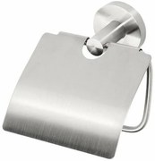 SAPHO XS701 X-Steel držiak toaletného papiera s krytom, brúsená nehrd. oceľ