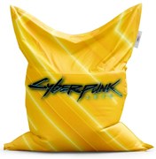 Sablio Sedací vak Cyberpunk 2077 Žltý - 150x100 cm