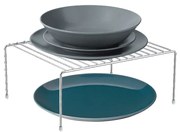 Prídavná polica štvorcová, nerezová, 26x31x14cm