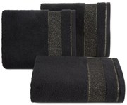 FROTÉ UTERÁK NESSY 70X140 CM ČIERNA