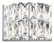 MAXLIGHT W0204 - Nástenné svietidlo DIAMANTE 1xG9/42W/230V chróm