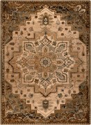 Koberec OMEGA ABBAS kamel béžový / hnedý