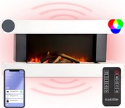 Klarstein Studio Light & Fire 1 Smart, krb, 1000/2000 W, MDF, WiFi Control