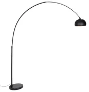 Moderná oblúková lampa čierna - XXL