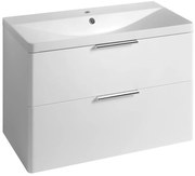 Aqualine Aqualine, DENEB umývadlová skrinka 80,5x55x39,4cm, biela matná, DN284