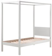 Biela detská posteľ 90x200 cm PINO CANOPY – Vipack