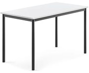 Stôl BORÅS, 1200x700x720 mm, laminát - biela, antracit