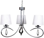 Candellux Biely závesný luster Arnika pre žiarovku 3x E14 33-21663