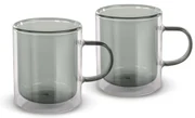 Lamart LT9121 2-dielna súprava pohárov Tea Vaso, 350 ml, čierna