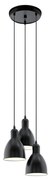 Eglo 49465 - Luster PRIDDY 3xE27/60W/230V 49465