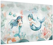 Obraz - Morské panny (90x60 cm)