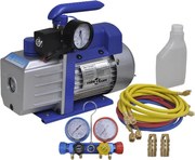 vidaXL Jednoúrovňové vákuové čerpadlo so 4-cestným potrubným meradlom