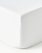 Elastická plachta na kontinentálnu posteľ z bavlneného saténu Premium